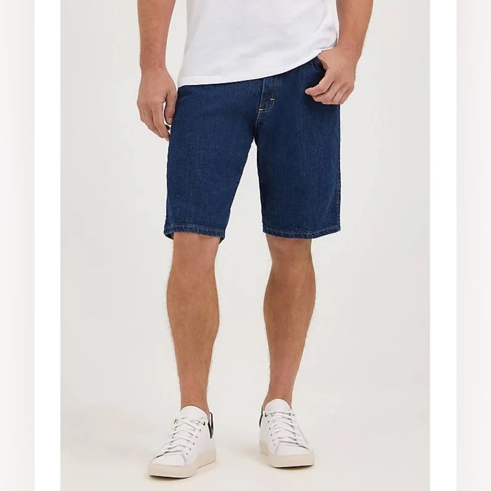 Wrangler Dark Blue Jean Shorts for Men